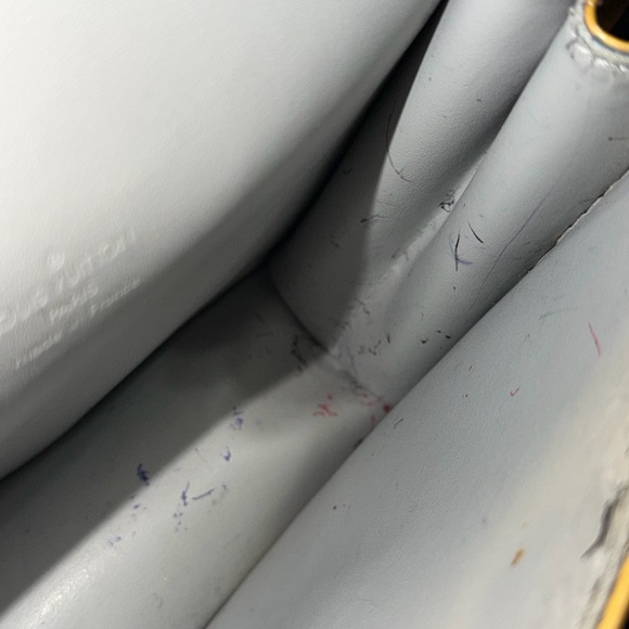 Louis Vuitton Yellow Monogram Vernis Satchel with Top Handle - Picture 13 of 13